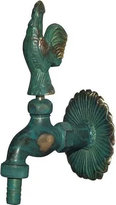 Obrázek produktu pro Js Nostalgie-Auslaufventil,Mit Sv Motiv:hahn,Dn15,1/2",Ms-Patiniert