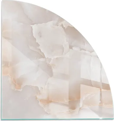 Produktbild von Naturstein-Muster – Glasbodenplatte für – Kaminofen – Kaminplatte Glas – Schutzglas – Funkenschutzplatte –Glasbodenplatte Feuerfeste – Hitzeschutzplatte – Bodenschutz aus Glas – 1/4 100x100 cm