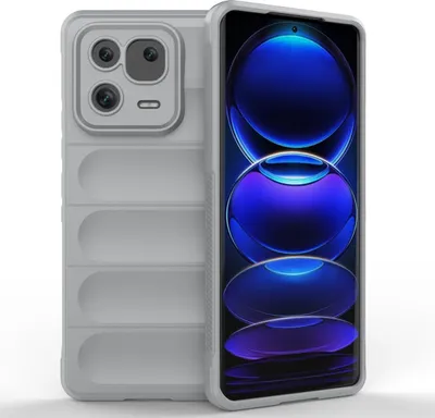 Produktbild von Mobigear Bumpy  Xiaomi 13 Pro Hülle Flexibles TPU Backcover - Grau