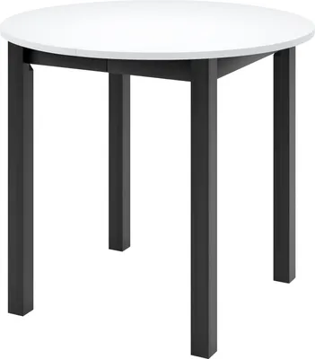 Produktbild von Masseno ESSTISCH LUCA P 90 cm - 130 cm / 90 cm x 77 cm Ausziehbar Rundtisch, Esszimmertisch, Küchentisch, Modern Design
