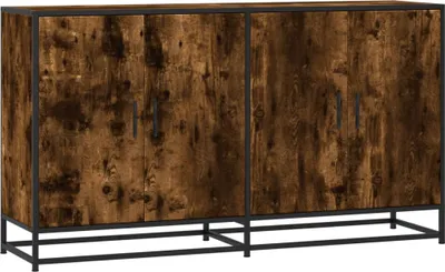 Immagine prodotto di Credenza Rovere Fumo 134x35x76 cm in Truciolato