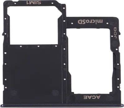 Immagine prodotto di Supporto per scheda SIM per Samsung Galaxy A31 Nero Card Tray Micro SD Ricambio