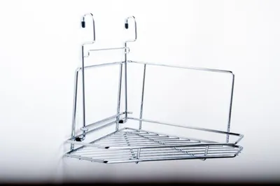 Produktbild von Wesco Relingsystem Eckregal rechts und links Chrom Küchenreling