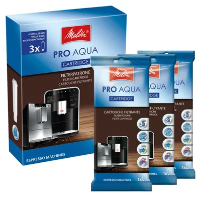 Zdjęcie produktu dla Filtr do dzbanka Melitta Pro Aqua, zestaw 3 sztuk
