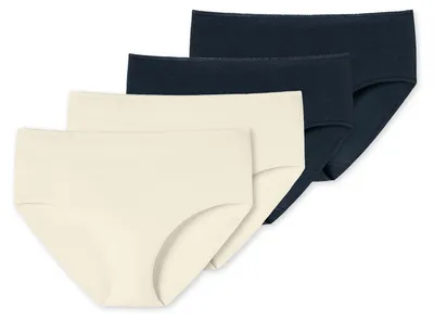Produktbild von Schiesser Uncover Damen MidiSlip 4-Pack - sortiert 3 - Größe L