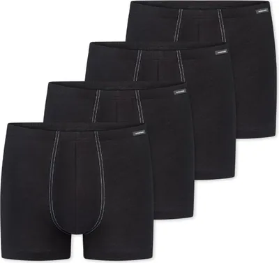Produktbild von Schiesser 4er Pack Baumwolle Essentials Retro Short / Pant Puristisches Design und perfekte Passform, Kleines Logo am Bund, In perfekt sitzender, elastischer Single-Jersey-Qualität