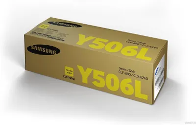 Obrázok produktu pre Samsung Žltá originálna tonerová kazeta s vysokou výťažnosťou CLT-Y506L, 3500 strany, Žltá, 1 kusov