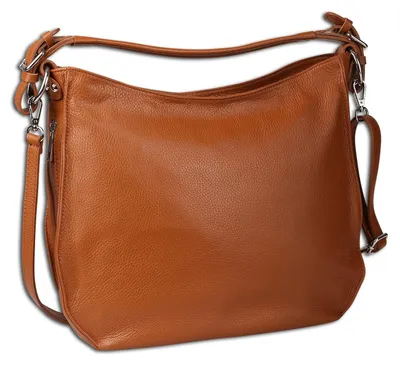 Produktbild von Toscanto tan, mittelbraunfarbene Schultertasche groß 38x31cmx12cm OTT187SC5