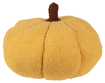 Produktbild von Clayre & Eef Dekoration Kürbis Ø 35x22 cm Gelb Polyester