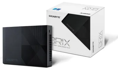 Produktbild von GIGABYTE GB-BNIP-N100 PC/Workstation Barebone Schwarz BGA 1264