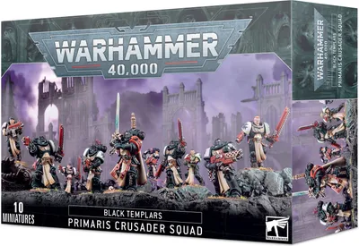 Image de Warhammer 40.000 Black Templars Primaris Crusader Squad