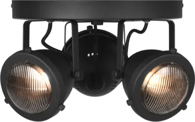 Produktbild von LABEL51 Spot Moto LED – Schwarz – Metall – 3 Lichter