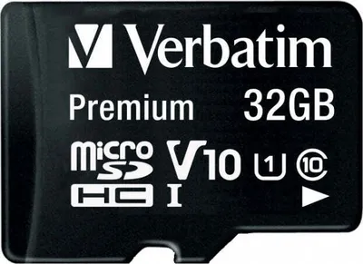 Produktbild von Verbatim 32GB Micro SDHC, 32768 MB, Micro Secure Digital High-Capacity (MicroSDHC), 10 MB/s, Blase