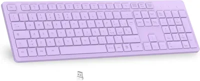 Zdjęcie produktu dla Klawiatura bezprzewodowa, pełnowymiarowa, układ klawiszy QWERTY (włoski), ergonomiczna