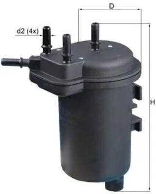 Obrázok produktu pre Palivový filter KNECHT KL 432