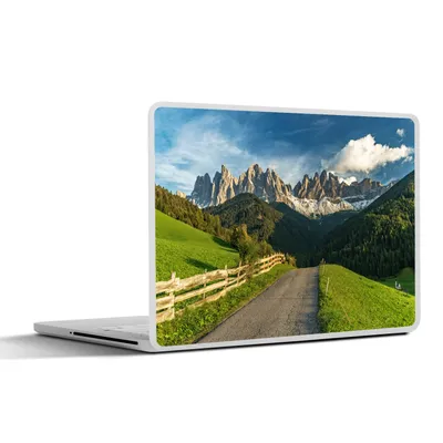 Produktbild von MuchoWow® Laptop Aufkleber Sticker Cover Dolomiten - Sommer - Berge 40x30 cm - Laptop Dekoration - Selbstklebend
