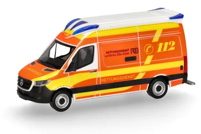 Mercedes Sprinter RTW 1:87 Kunststoffmodell für Diorama