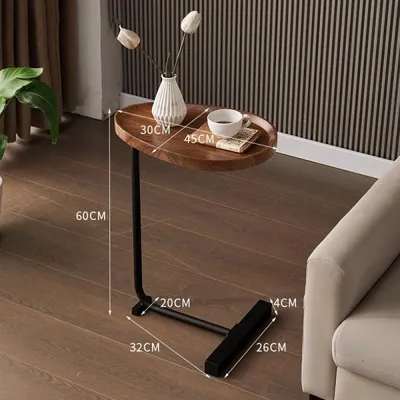 Produktbild von 360Home moderner Couchtisch Beistelltisch Sesseltisch Schwarz+Braun