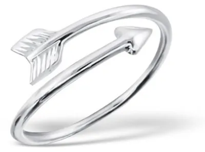 Produktbild von Silber Ring Pfeil 57 (18.1 mm Ø)