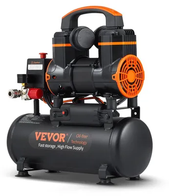 Productafbeelding van VEVOR Compressor, 8 liter persluchtcompressor, 900W (1,2 PK), 3,5 MPa, 2800 omw/min, 70 dB, 6