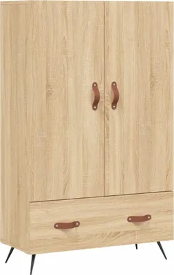 Produktbild von [Home] Highboard Sonoma-Eiche 69,5x31x115 cm Holzwerkstoff , Neue Mode 2024 im häuslichen Leben