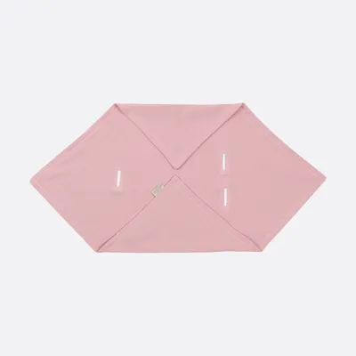Produktbild von KraftKids Babydecke für Babyschale Sommer Musselin rosa 100 cm x 100 cm