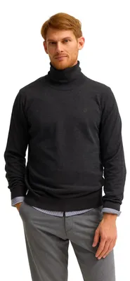Immagine prodotto di Bugatti, maglione a collo alto da uomo, modello 7700-85510D, vestibilità regular, cotone, modello basic