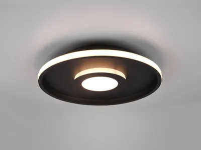 Produktbild von Trio LED Deckenleuchte ASCARI Ø 40cm Schwarz matt