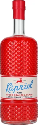Produktbild von Kapriol BLOOD ORANGE & PEACH Gin Artigianale Italiano 40,7% Vol. 0,7l