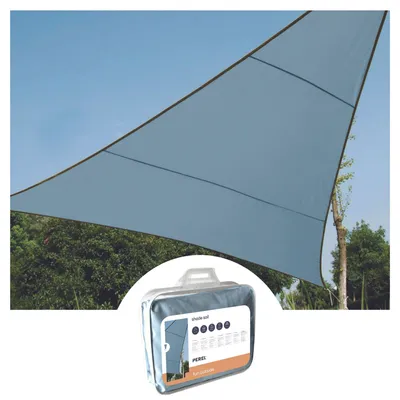 Produktbild von Perel Dreieckiges Sonnensegel 3.6 x 3.6 x 3.6 m aus wasserabweisendem und atmungsaktivem Polyester