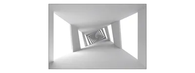 Produktbild von Muralo Fototapete 3D Effekt 450 (B) x 300 (H) cm cm Vlies Wand Tapete Tunnel Abstraktion Optische Täuschung 3D Optik Wohnzimmer Schlafzimmer moderne Wandbild