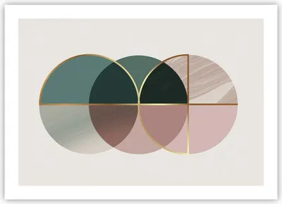 Produktbild von Poster - Poster ohne Rahmen - Abstraktion Räder Minimalismus - 70x50 cm - Wand Bild - Wanddeko - Wandbilder - Kunstposter - Wandposter - Bilder - Kunstdruck - Wanddekoration - P2XAA70x50-4399