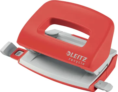 Produktbild von Leitz NeXXt, 10 Blätter, Rot, Kunststoff, 8 cm, 5,5 mm, A4, A5, A6, Folio, US-Quart, 8 x 8 x 8 cm