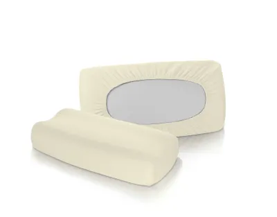 Produktbild von Fleuresse Vital-Comfort Jersey-Bezug für Nackenstützkissen creme