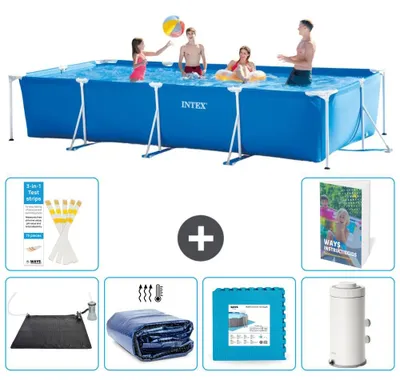 Obrázok produktu pre Obdĺžnikový bazén s rámom – 450 x 220 x 84 cm – 5-dielny, model S166