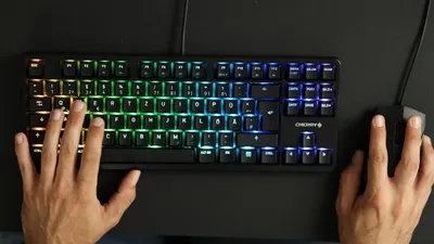 Productafbeelding van CHERRY G80-3000N RGB TKL Toetsenbord, USB, QWERTY, US Engels, Zwart
