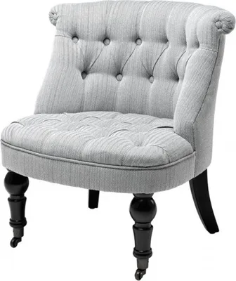 Produktbild von Luxus Barock Salon Stuhl Paris mit Fischgratmuster weiss/schwarz aus der Luxus Kollektion von Casa Padrino - Hotel Cafe Restaurant Möbel Einrichtung
