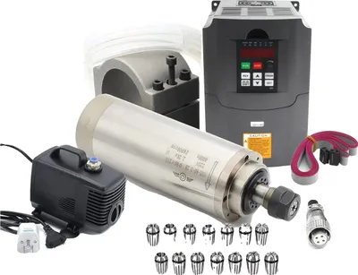 Produktbild von Spindelmotor, wassergekühlt, Hochgeschwindigkeitsleistung, Komplettset 220V