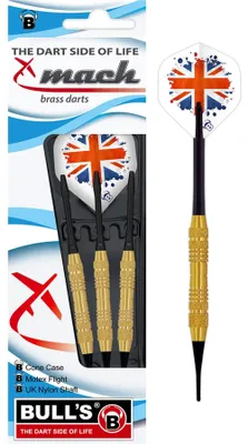 Produktbild von Bulls 3 Softpfeile Mach Brass 16 g