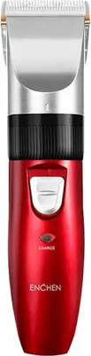 Obrázek produktu pro Holicí strojek s titanovými a keramickými čepelemi - Nastavitelný zastřihovač vlasů 0,8-2 mm se 4 hřebenovými nástavci