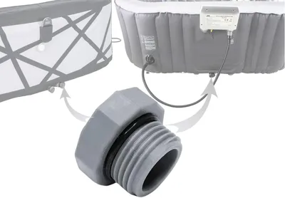 Zdjęcie produktu dla Zatyczka do odpływu wykonana z tworzywa sztucznego, kompatybilna z urządzeniami MSPA, łatwa instalacja, 1 sztuka, do wanny z hydromasażem