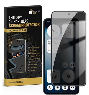 Produktbild von 2x Blickschutz 9H Panzerglas für Nothing Phone 4a Pro Anti-Spy Full-Screen Protector Privacy Tempered Hartglas Schutzglas Displayschutz