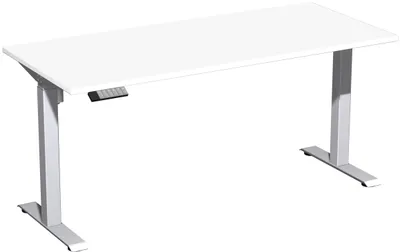 Produktbild von Elektro-Hubtisch höhenverstellbar, 1600x700x740-1175, Weiß/Silber