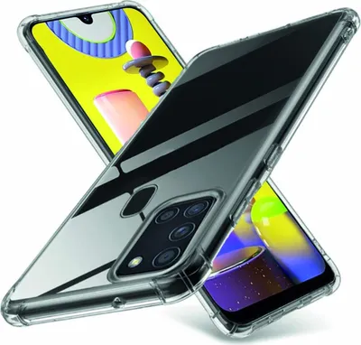Obrázek produktu pro Pouzdro na mobilní telefon vhodné pro Samsung Galaxy M21 transparentní - Nárazuvzdorné silikonové pouzdro TPU s nárazníkem - Smartphonica