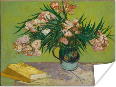 Produktbild von MuchoWow® Poster Oleander - Vincent van Gogh 160x120 cm - Foto Plakat
