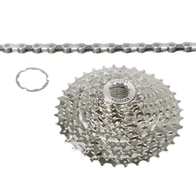 Obrázok produktu pre Power Set kazeta + reťaz 10S 11-36T strieborná