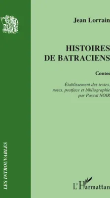 Produktbild von Histoires de batraciens