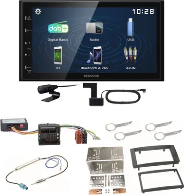 Produktbild von Kenwood DMX129DAB DAB+ Bluetooth USB Einbauset für T5