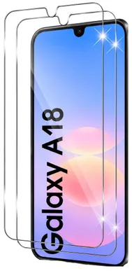 Produktbild von 2x Schutzglas für Samsung Galaxy A18 Displayglas Panzerfolie Glas Full Screen 9H