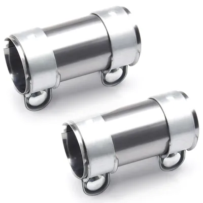 Imagen del producto de Abrazadera de escape RVS, abrazadera doble para tubos de escape